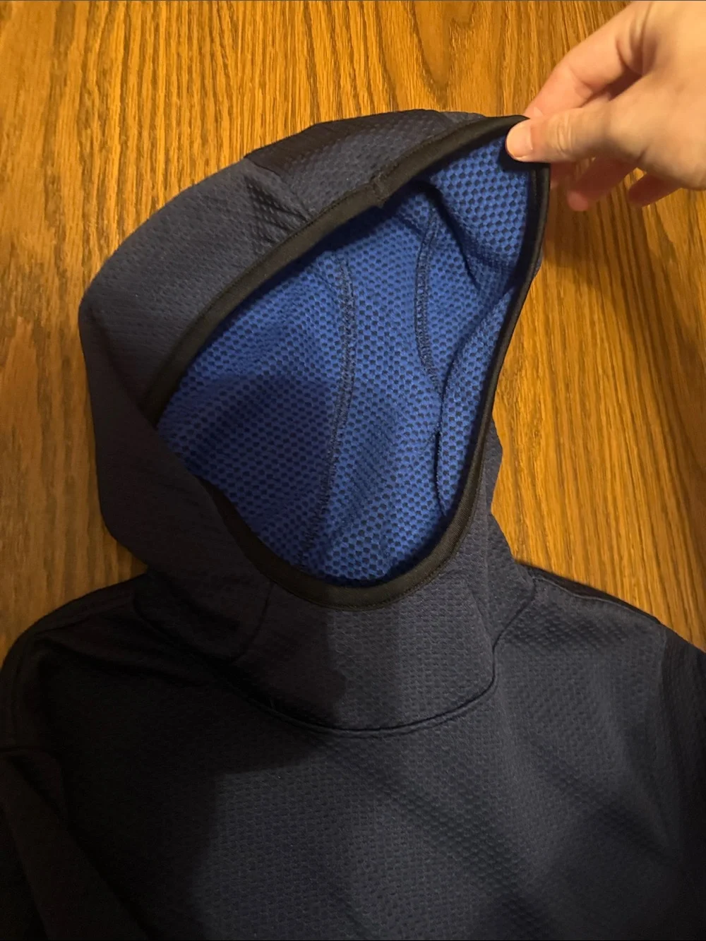 Old Navy Navy Blue Hooded Active Pullover